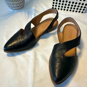Bueno Bianca Leather Flat